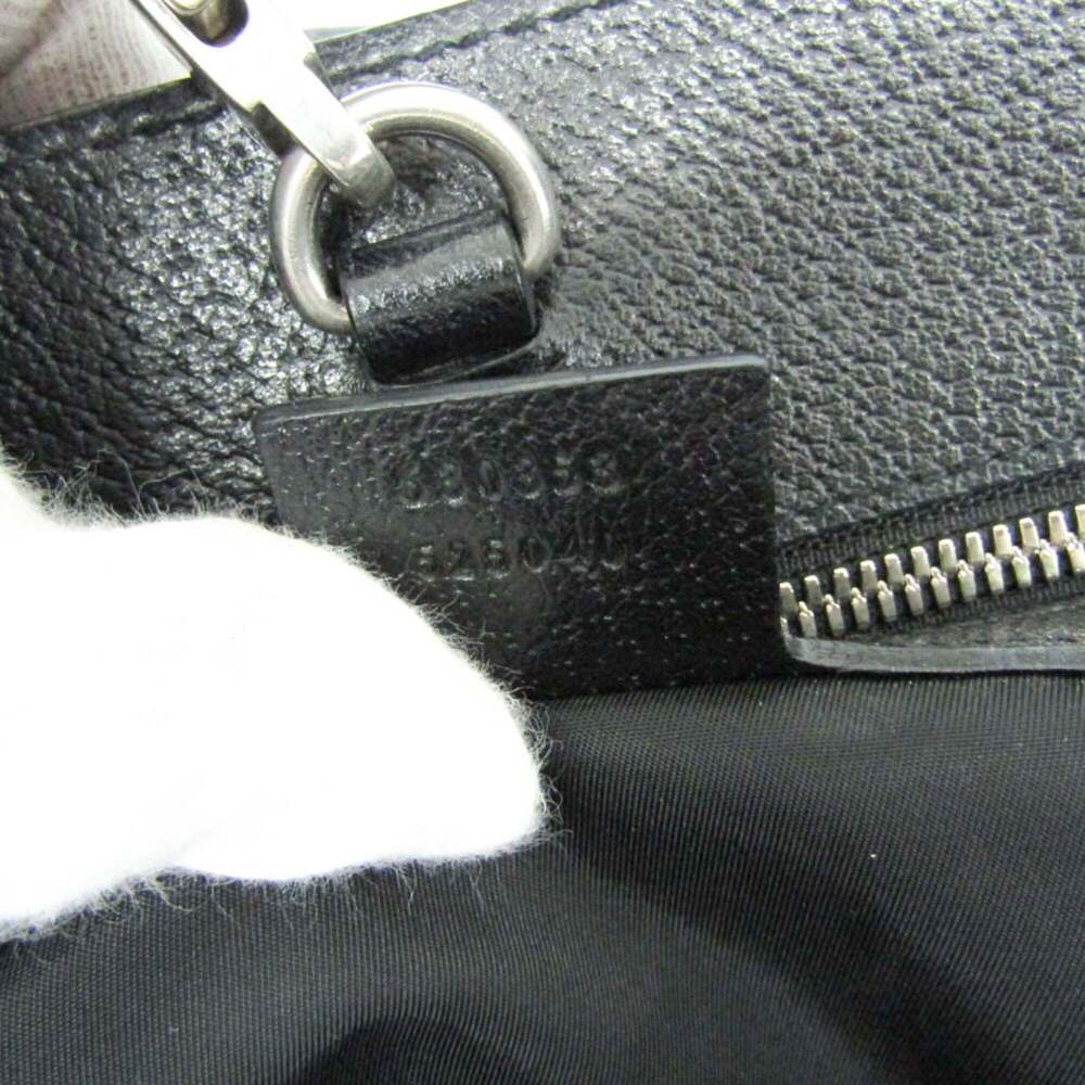 GUCCI Black Leather Shoulder Bag - Picture 14 of 15